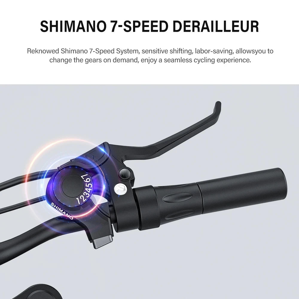 Coswheel T26 adult E-bike 500W 48V20Ah battery commute Electric Bike,26-inch Fat Tire E-Mountain bike