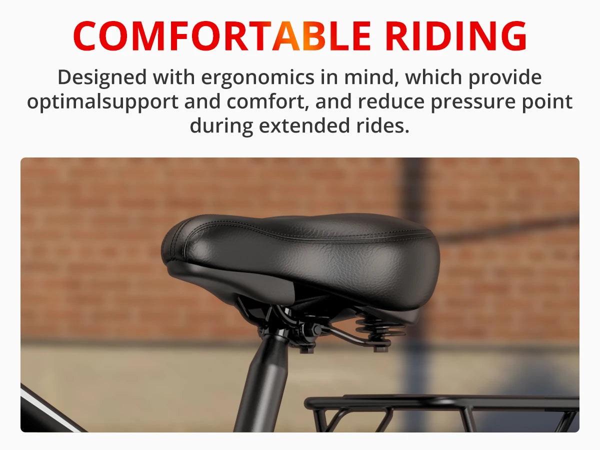 AMYET Electric Bike EB26 Adults Electric Bicycle Peak 1500W 48V 15AH e bike 26" Fat Tire Mountain Bike 31mph  Electric Dirt Bike