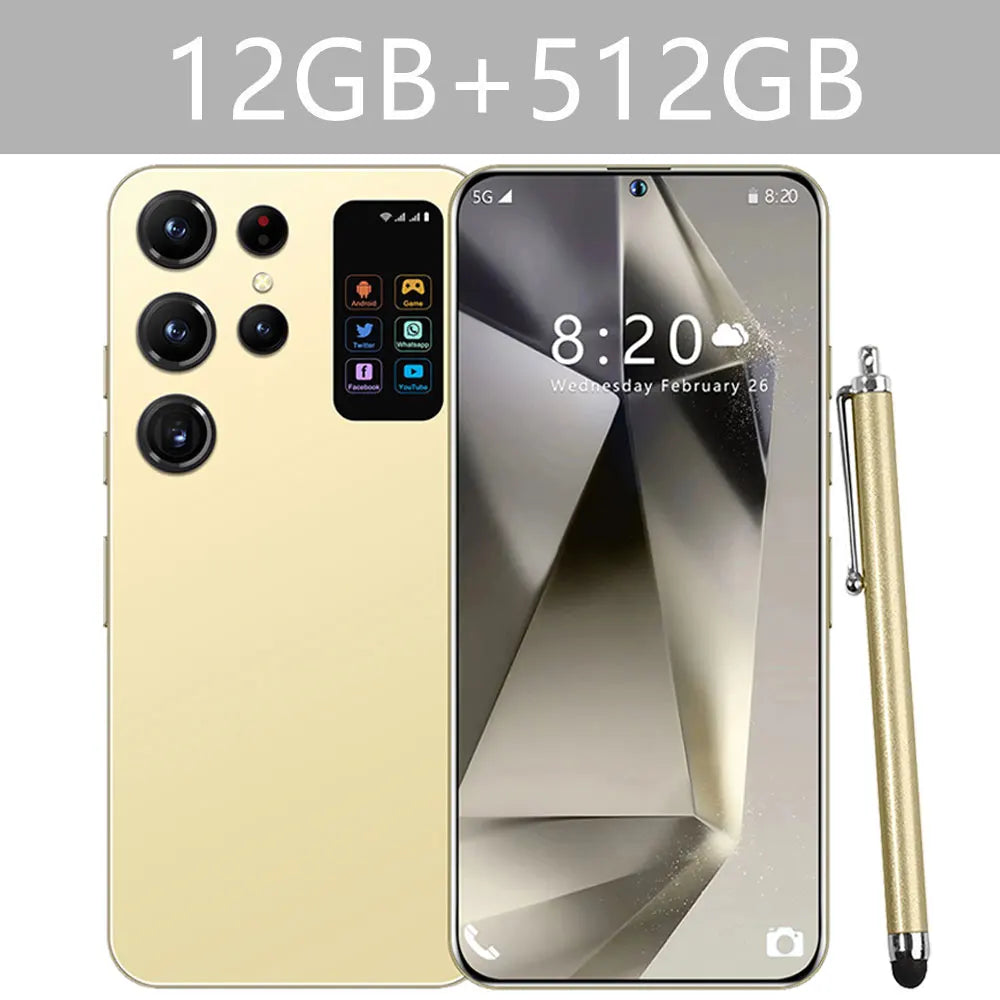 2025 Cellphones S25 Ultra 4G 5G Original 7.3inch Smartphone Dual SIM Cell Phone 7800mAh Android 14 Global Version Mobile Phones