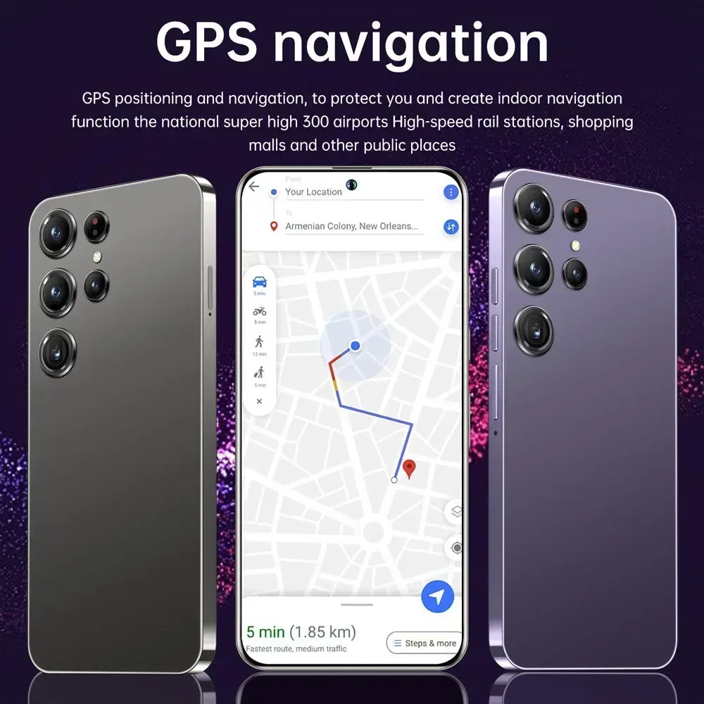 2025 Cellphones S25 Ultra 4G 5G Original 7.3inch Smartphone Dual SIM Cell Phone 7800mAh Android 14 Global Version Mobile Phones