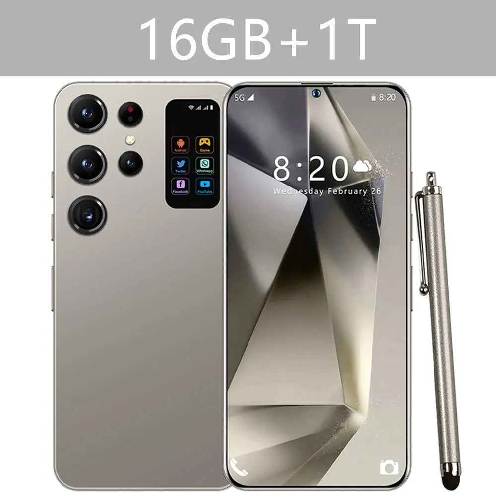 2025 Cellphones S25 Ultra 4G 5G Original 7.3inch Smartphone Dual SIM Cell Phone 7800mAh Android 14 Global Version Mobile Phones